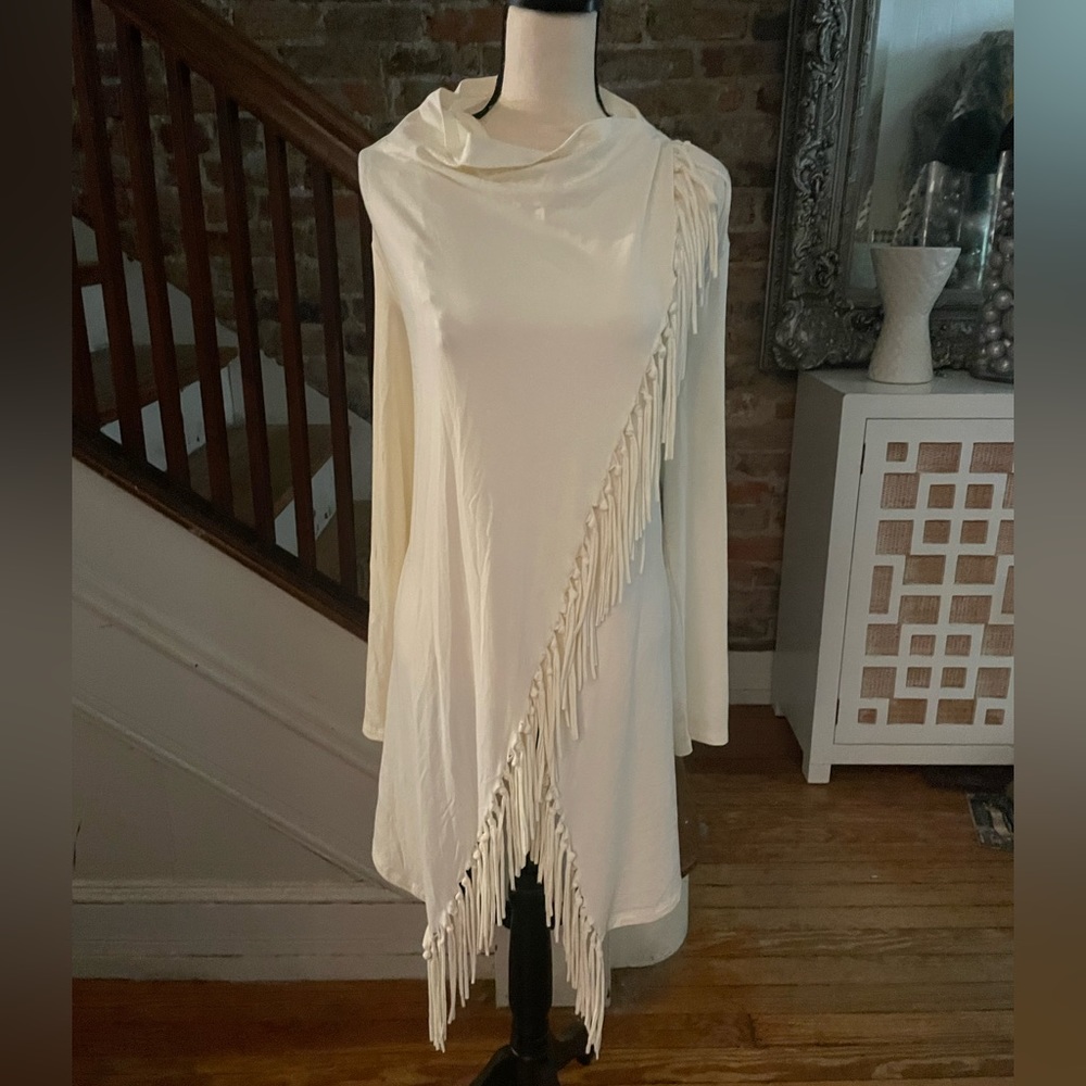 Fringe detail topper/jacket